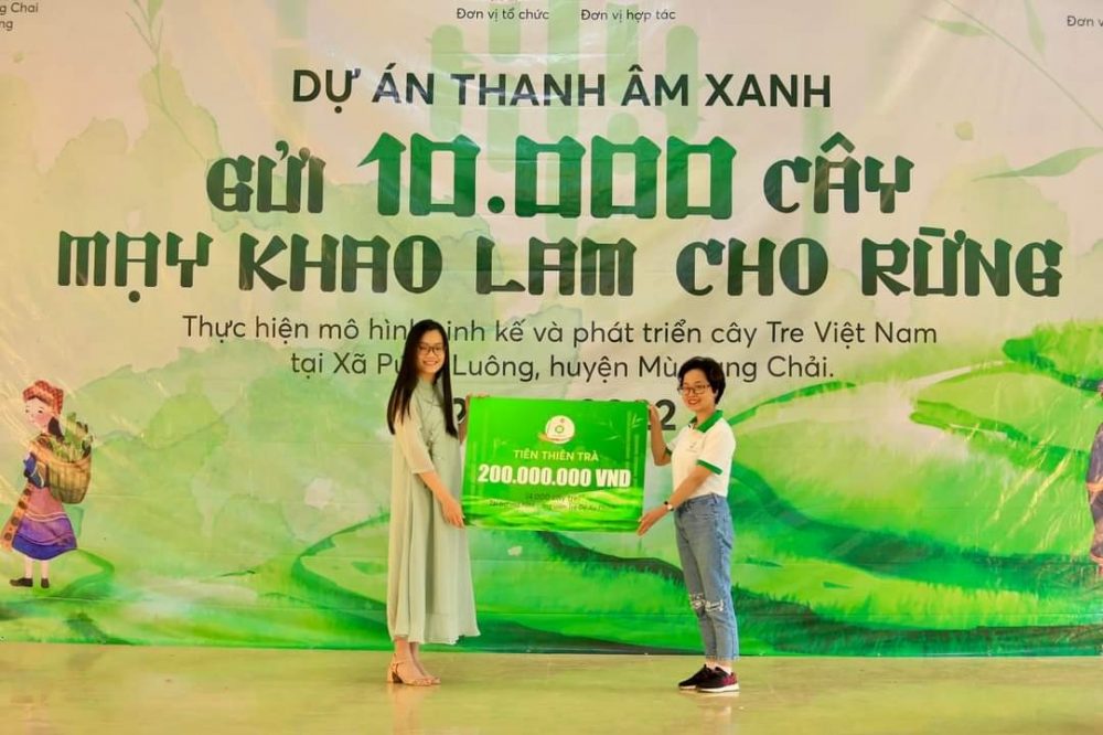 Tiên Thiên Trà góp 200 triệu cho dự án Thanh Âm Xanh